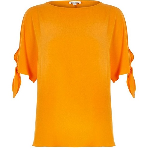 Oranžiniai marškinėliai mergaitėms