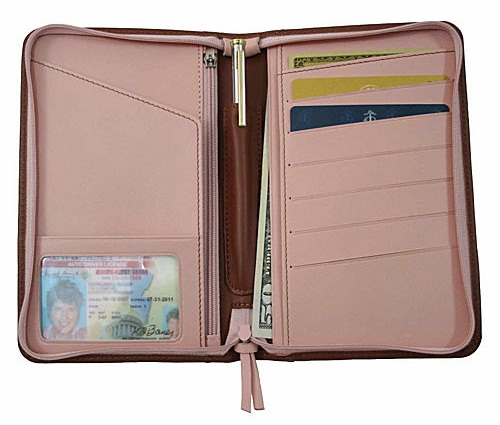 Fermuarlı Pasaport Cüzdanı