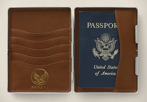 Metal Pasaport Cüzdanı