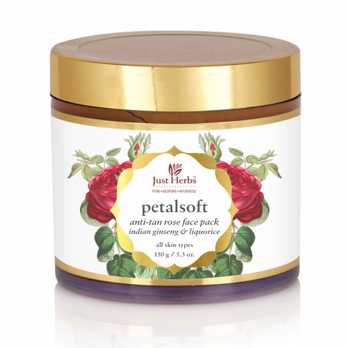 „Just Herbs Petal Soft Anti Tan“ veido pakuotė