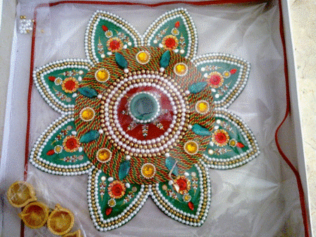 Nuimamas Rangoli raštas