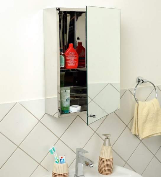 unikalios veidrodinės vonios spintelės