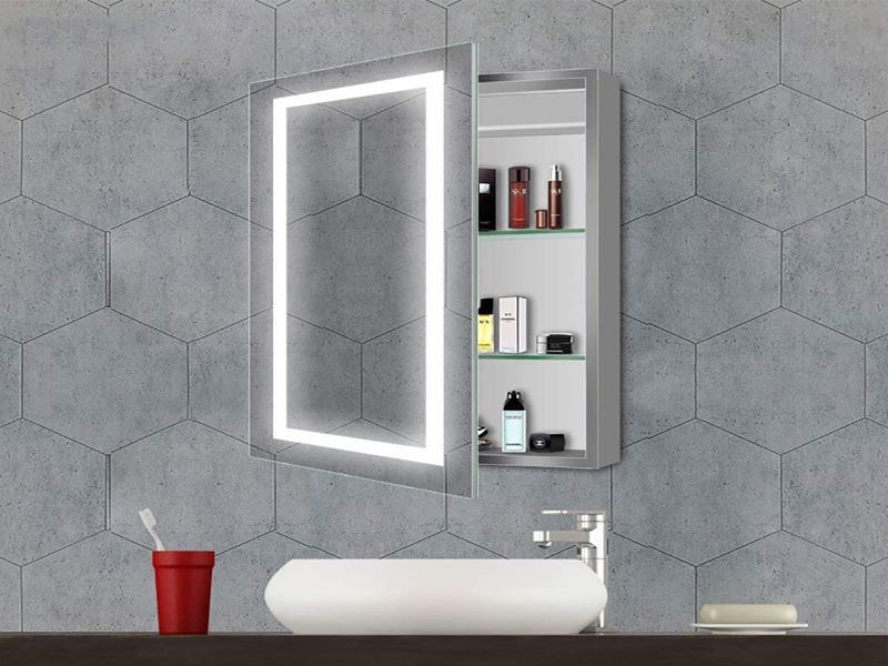 Geriausi vonios veidrodžių spintelių dizainai