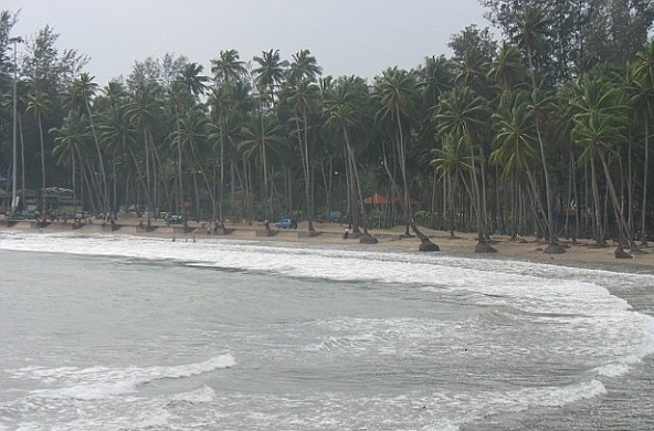Paplūdimiai Andaman-Corbyn's Cove paplūdimyje