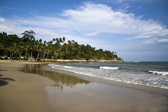 Paplūdimiai Andaman-Harminder Bay paplūdimyje