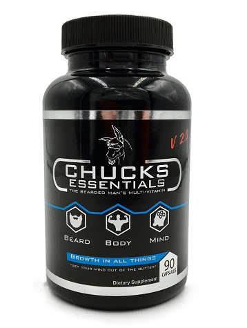 „Chuck Essentials“ barzdoto žmogaus multivitaminai