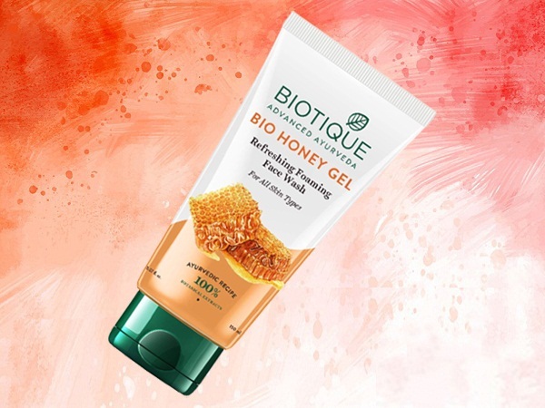 Biotique Bio Honey Gel putojantis veido prausiklis