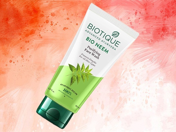 Biotique Bio Neem valomasis veido prausiklis