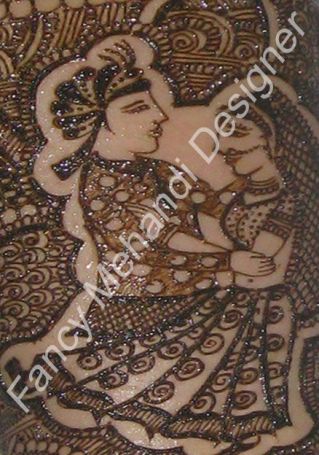 Gelin Bombay Mehndi Tasarımları