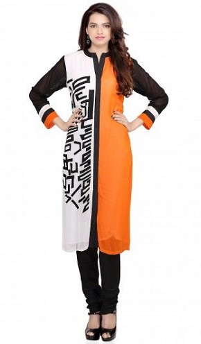 Minkšta sintetinė tiesaus kirpimo Kurta