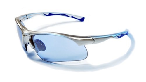Ledo mėlyni dviračių akiniai nuo saulės