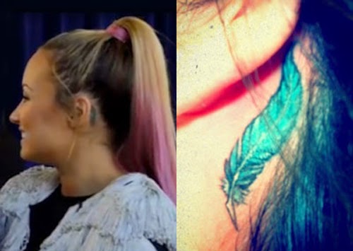 Demi Lovato Tüy Dövme Tasarımı