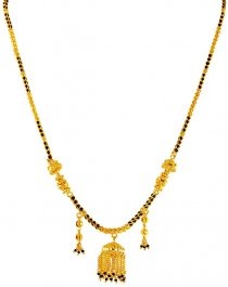 Jhumka Kolyeli 22 Ayar Altın Mangalsutra