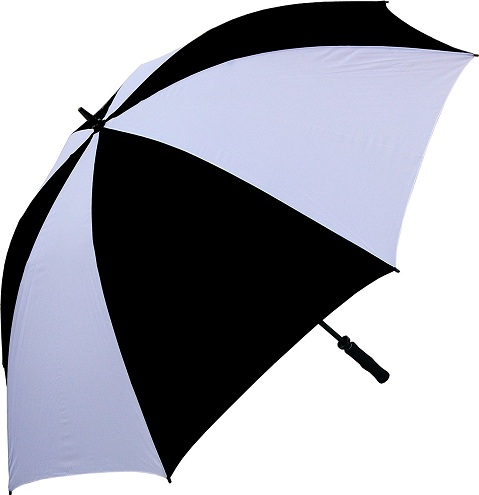 Siyah Beyaz Bacalı Şemsiye