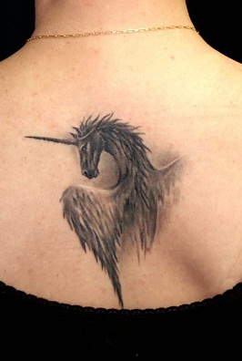 Fantasy Vienaragio tatuiruotė