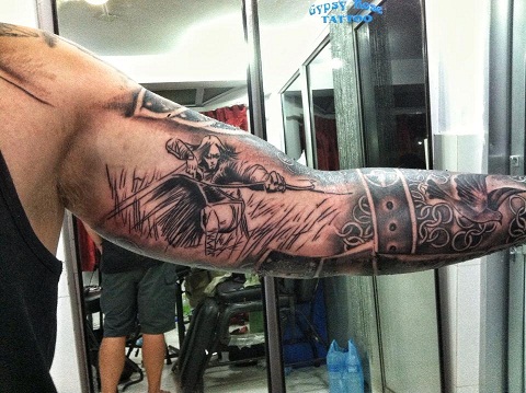 „Fantasy Archer“ tatuiruotė