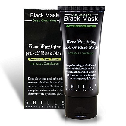 Shills Bambu Kömür Yağı Kontrolü Siyah Nokta Sökücü Soyulabilir Maske