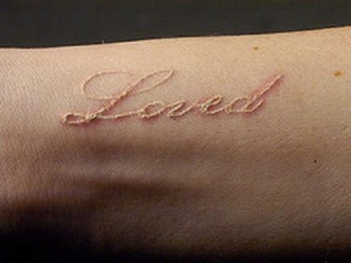 būti mylimam Tatuiruotė