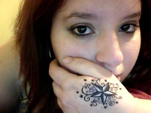 žvaigždėta nakties tatuiruotė