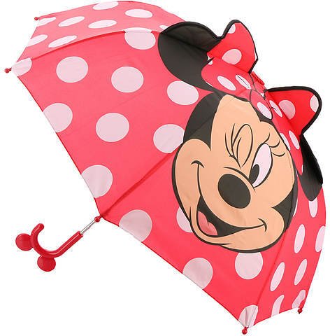 Merginos pelės Minnie skaidrūs skėčiai