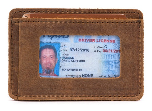 ID priekinė kišeninė piniginė