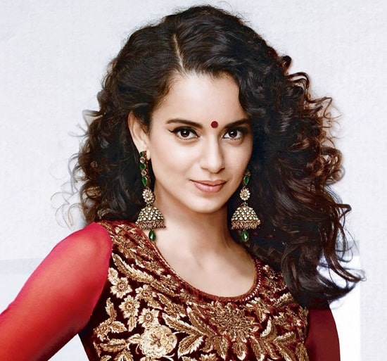 „Kangana Ranaut“ garbanotas stilius