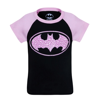 Batmano cukraus blizgučiai marškinėliai