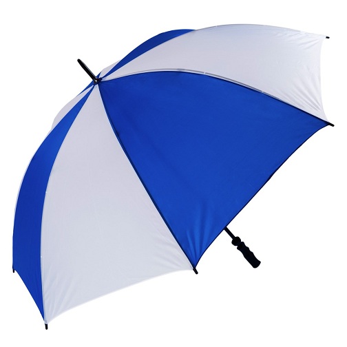 Fiberglas Şaftlı Mavi ve Beyaz Şemsiye