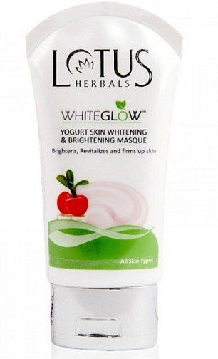 „Lotus Herbals“ balto švytėjimo jogurto odos balinimo ir šviesinimo kaukė