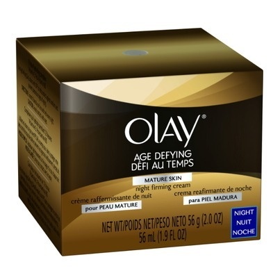 Olay Age Defying Mature Skin naktinis stangrinamasis kremas