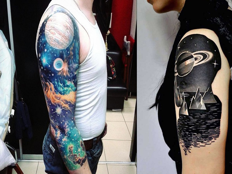 kosmoso tatuiruotės
