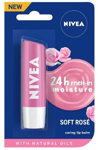 Nivea lūpų priežiūros švelni rožė