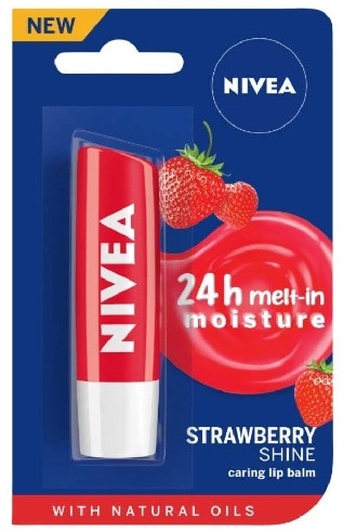 Nivea Shine Çilek Dudak Balsamı