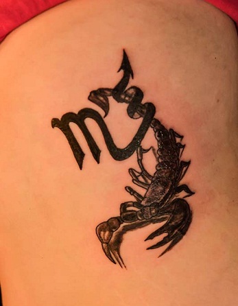 Skorpiono simbolis su Skorpionu