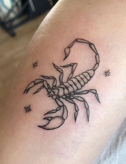 Geriausi Skorpiono tatuiruočių modeliai ir reikšmės 10