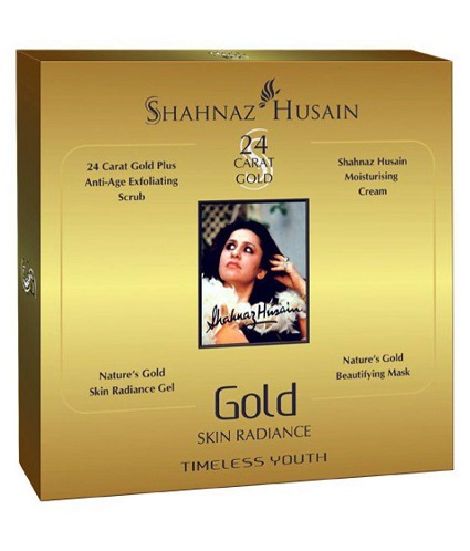 Shahnaz Husain Gold Skin Radiance veido rinkinys