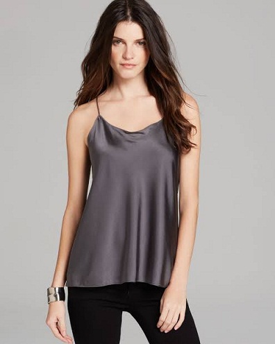 „Racer Back Silk Camisole“