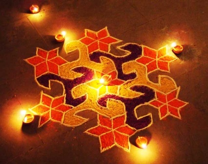 Diwali Rangoli Tasarımları