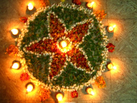 Daire Rangoli Tasarımları