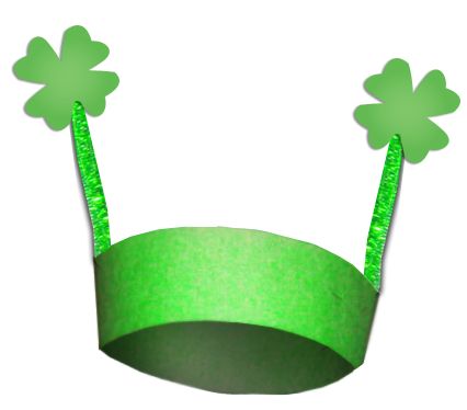 Lengva Shamrock skrybėlė