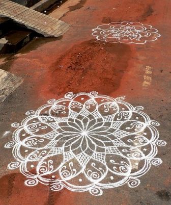 Beyaz Rangoli