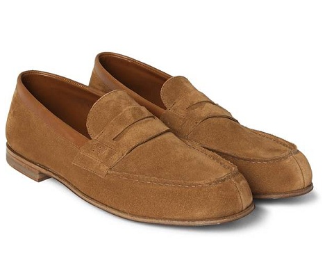 Markalı Tan Loafer'lar