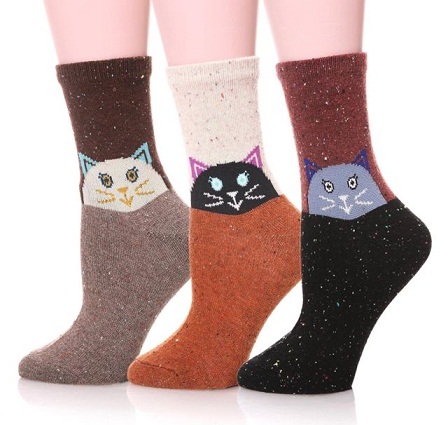 Katės akies terminės kojinės