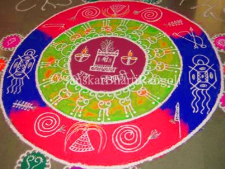 Diwali Rangoli Tasarım