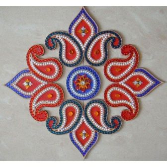 Geleneksel Ahşap Rangoli