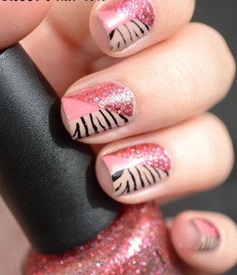 Trijų tonų „Zebra“ dizaino rinkinys štampavimo būdu