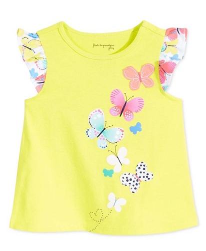 „Flutter Sleeves“ kūdikių marškinėliai