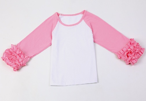 „Ruffle Sleeves“ kūdikių marškinėliai