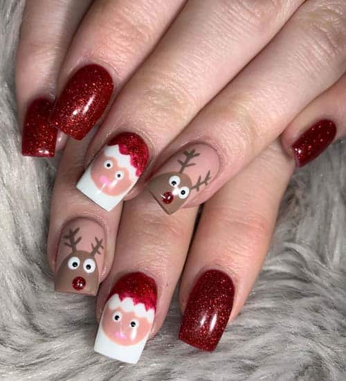 Noel Nail Art Tasarımları