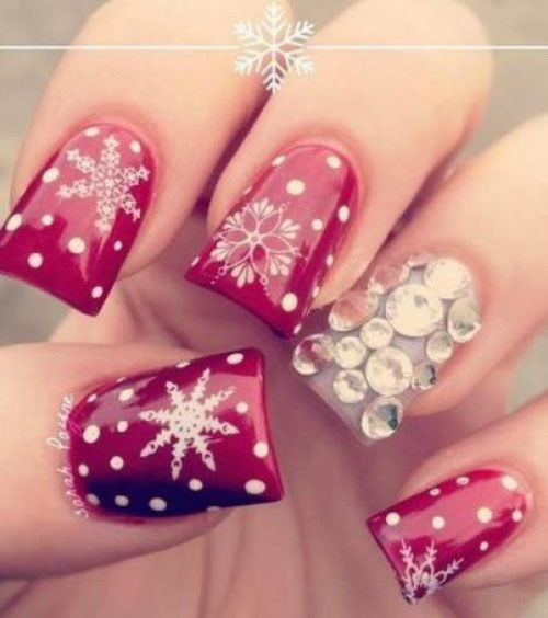 Bir Bling Finish Su Çıkartması Nail Art